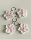 Sakura Flower Keychain